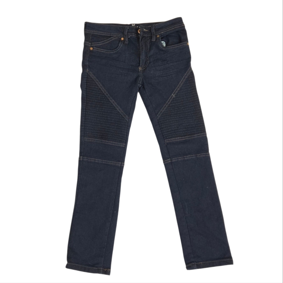 Steve's Jeans Dark Wash Denim Moto Style Skinny Jean Boy's 8